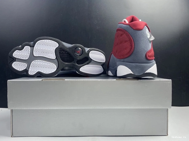 13 Air Red Flint 414571-600 Grey Gym Retro Jordan 0219